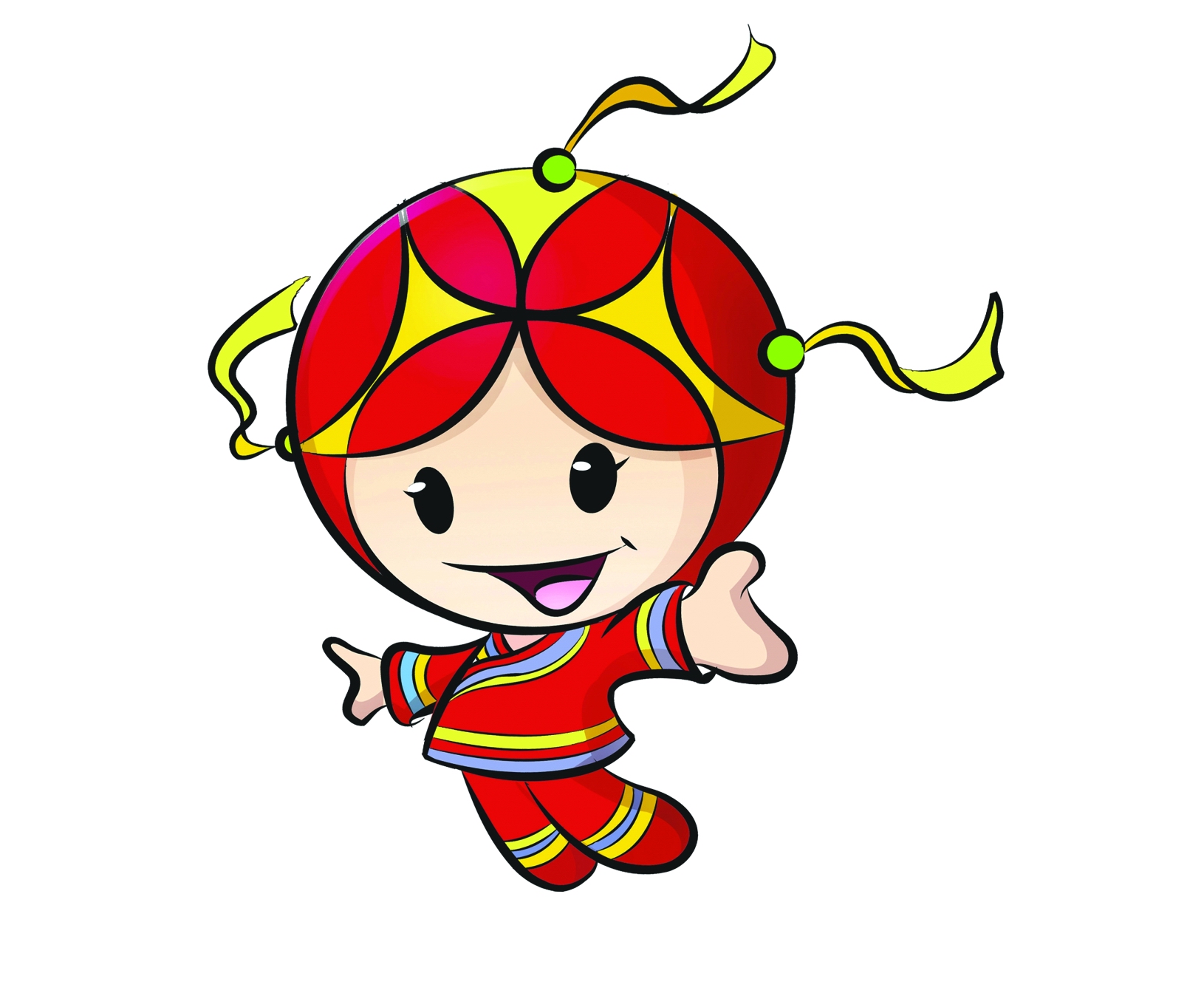 50年周年大庆徽标吉祥物释义