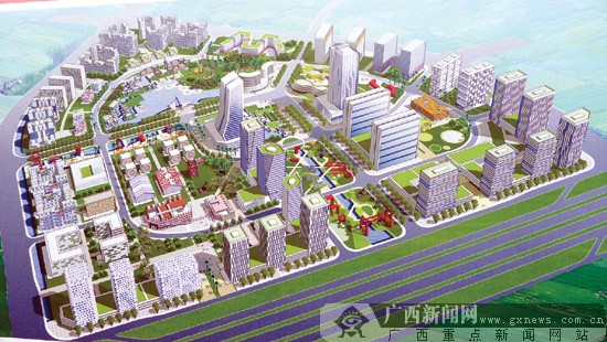 南寧“三城兩中心”開工 “智慧谷”將崛起蒲廟鎮