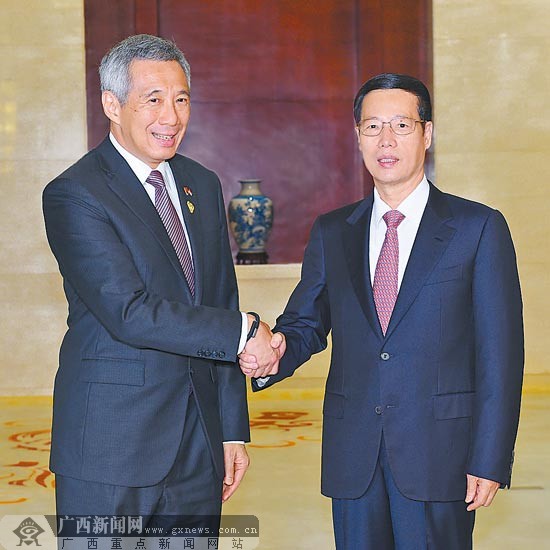 張高麗會見出席第十一屆中國-東盟博覽會的東盟國家領導人
