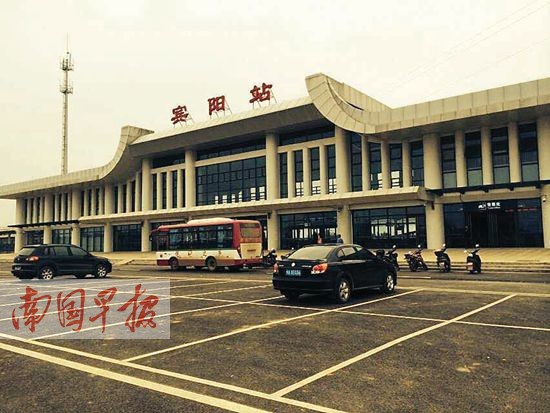 宾阳高铁站3月6日正式启用 站内已经开始售票(图)