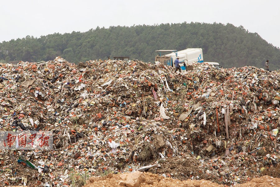 日産垃圾3000噸幾乎沒利用 南寧面臨“垃圾圍城”