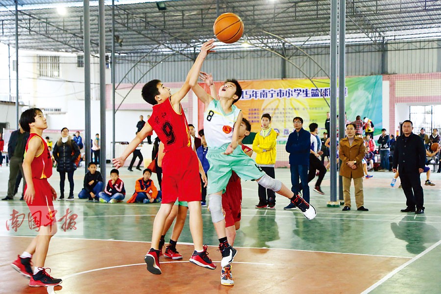 2015年南寧市小學生籃球比賽落幕